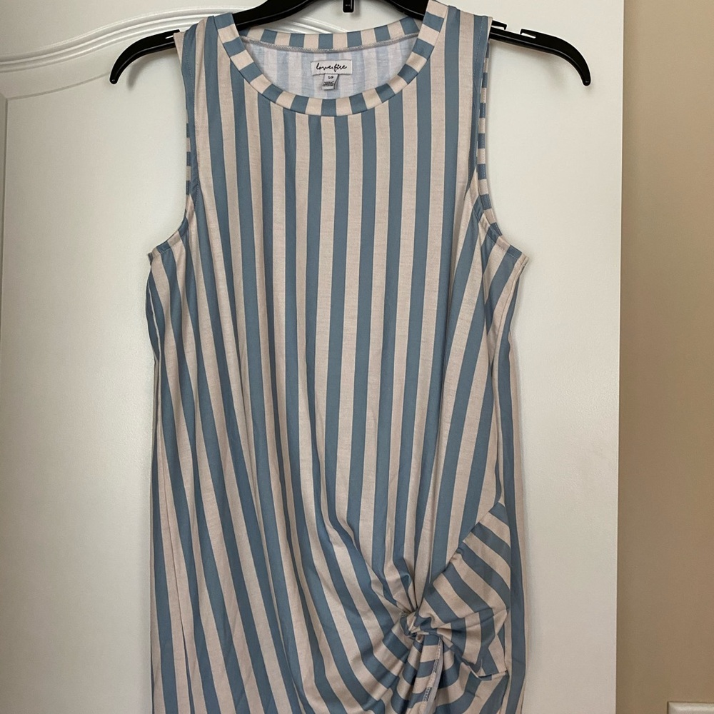 boutique striped tank top